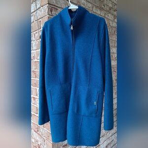 Geiger Robin's Egg Blue Spring Wool Coat
